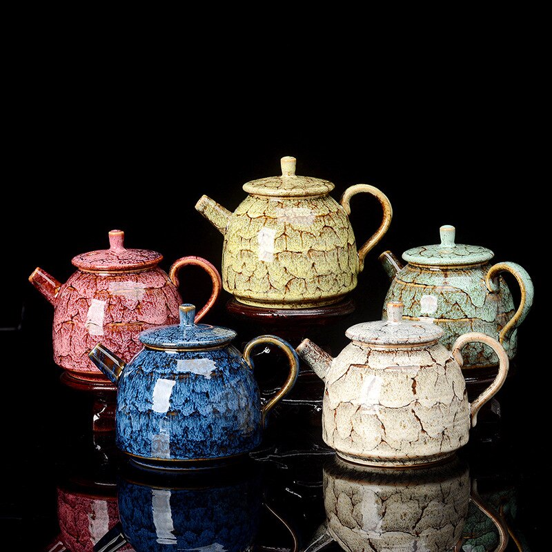 إبريق شاي سيراميك ، إبريق شاي خزفي ، إبريق شاي خزفي ، إبريق شاي صيني تقليدي ، 300 مللي