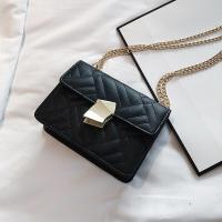 الإناث حقيبة فاخرة مصمم حقيبة يد عالية الجودة بسيطة موضة الصلبة سلسلة الكتف حقائب للنساء الكورية بولي Leather الجلود Crossbody
