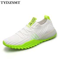 TYDZSMT-حذاء رياضي نسائي بنعل سميك ، حذاء رياضي شبكي مسامي ، غير رسمي ، لون سادة ، أخضر ، مقاس كبير 35-45 ، 2021