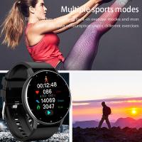 LIGE 2021 جديد ساعة ذكية الرجال كامل شاشة تعمل باللمس الرياضة اللياقة البدنية ساعة IP67 مقاوم للماء بلوتوث ل أندرويد ios smartwatch الرجال + صندوق