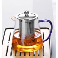 أبريق شاي زجاجي ملون مقاوم للحرارة 550 مللي مع فلتر ، براد شاي يمكن تسخينه مباشرة على مصفاة النار إبريق قهوة حراري غلاية