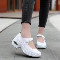 المرأة أحذية رياضية 2021 الصيف شبكة الرياضة النساء أحذية بيضاء تنس منصة أحذية رياضية السيدات وسادة هوائية الراحة Ladie الأحذية