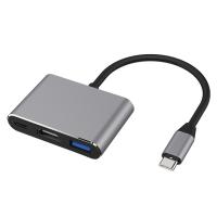 USB-C إلى HDMI-متوافق 3 في 1 كابل محول لسامسونج هواوي أبل ماك Usb 3.1 نوع C إلى HDMI-متوافق 4K محول كابل